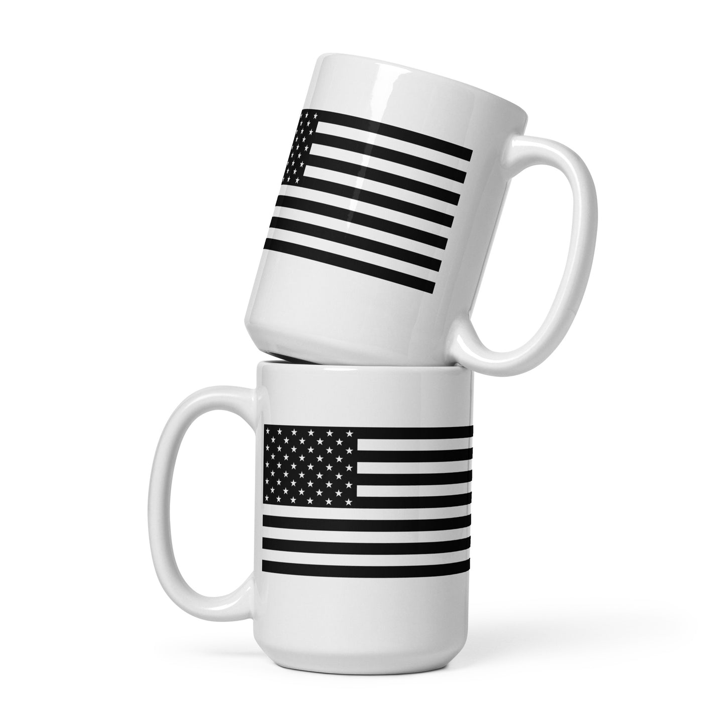 NQ White glossy mug