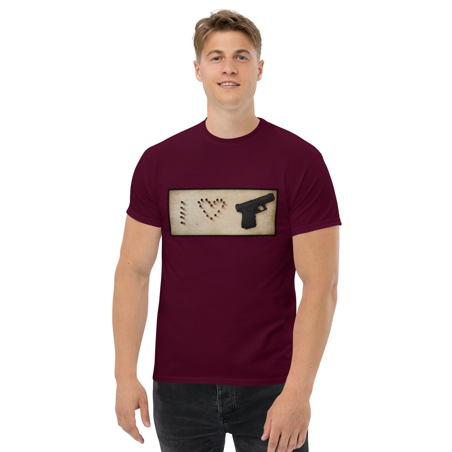 Men's classic I <3 G tee
