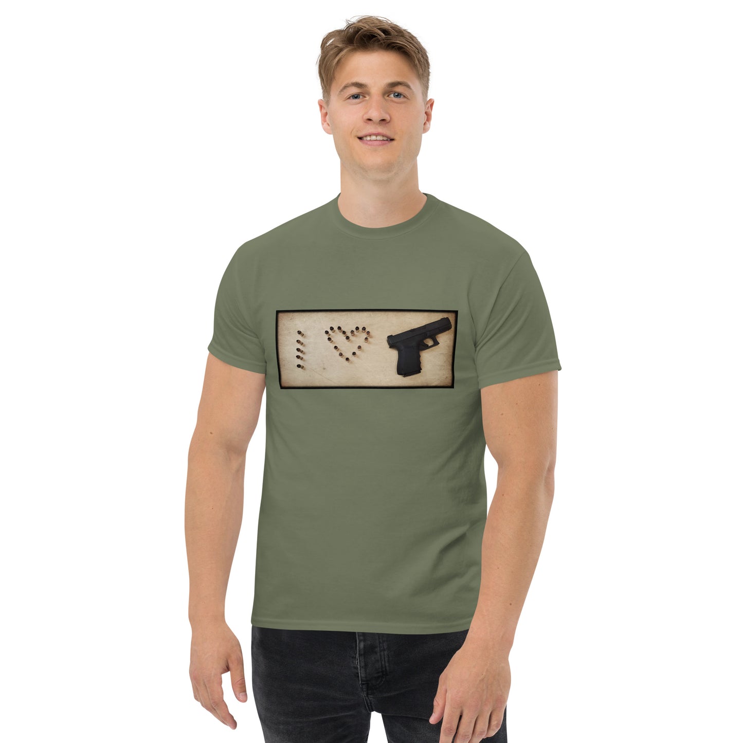 Men's classic I <3 G tee