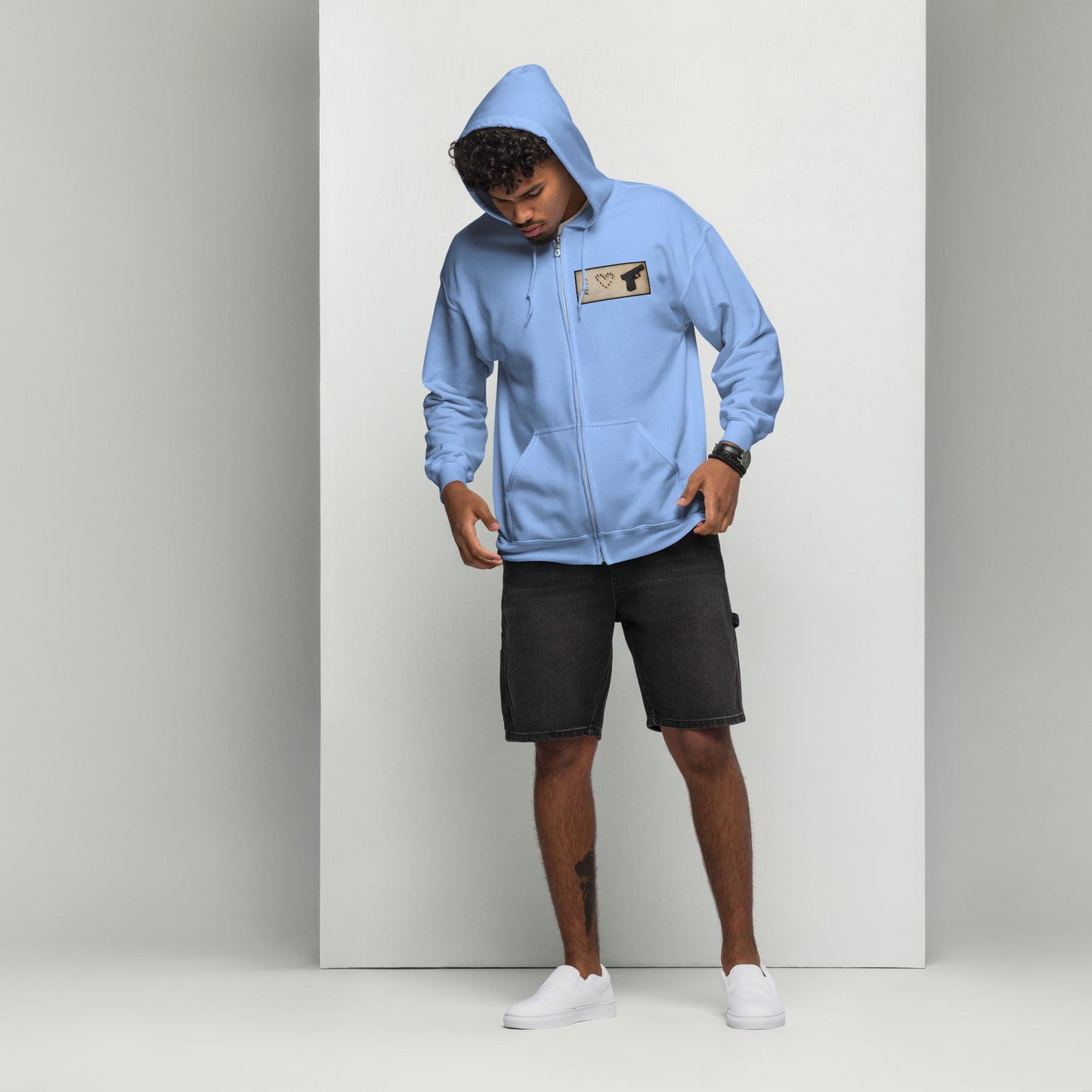 I <3 G heavy blend zip hoodie