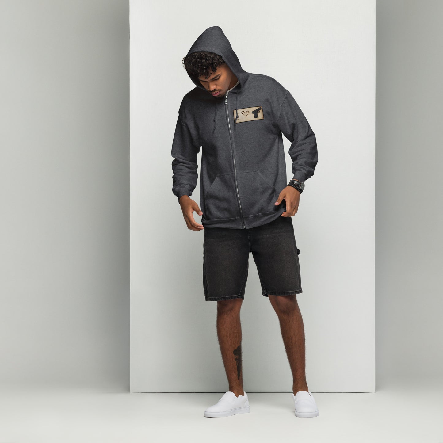 I <3 G heavy blend zip hoodie