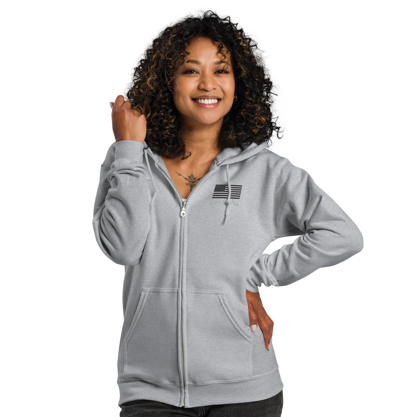 Unisex heavy blend zip IGWT hoodie