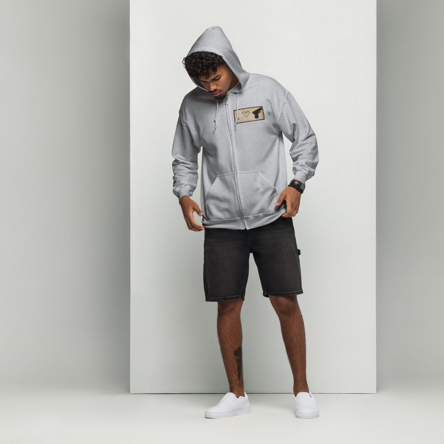 I <3 G heavy blend zip hoodie