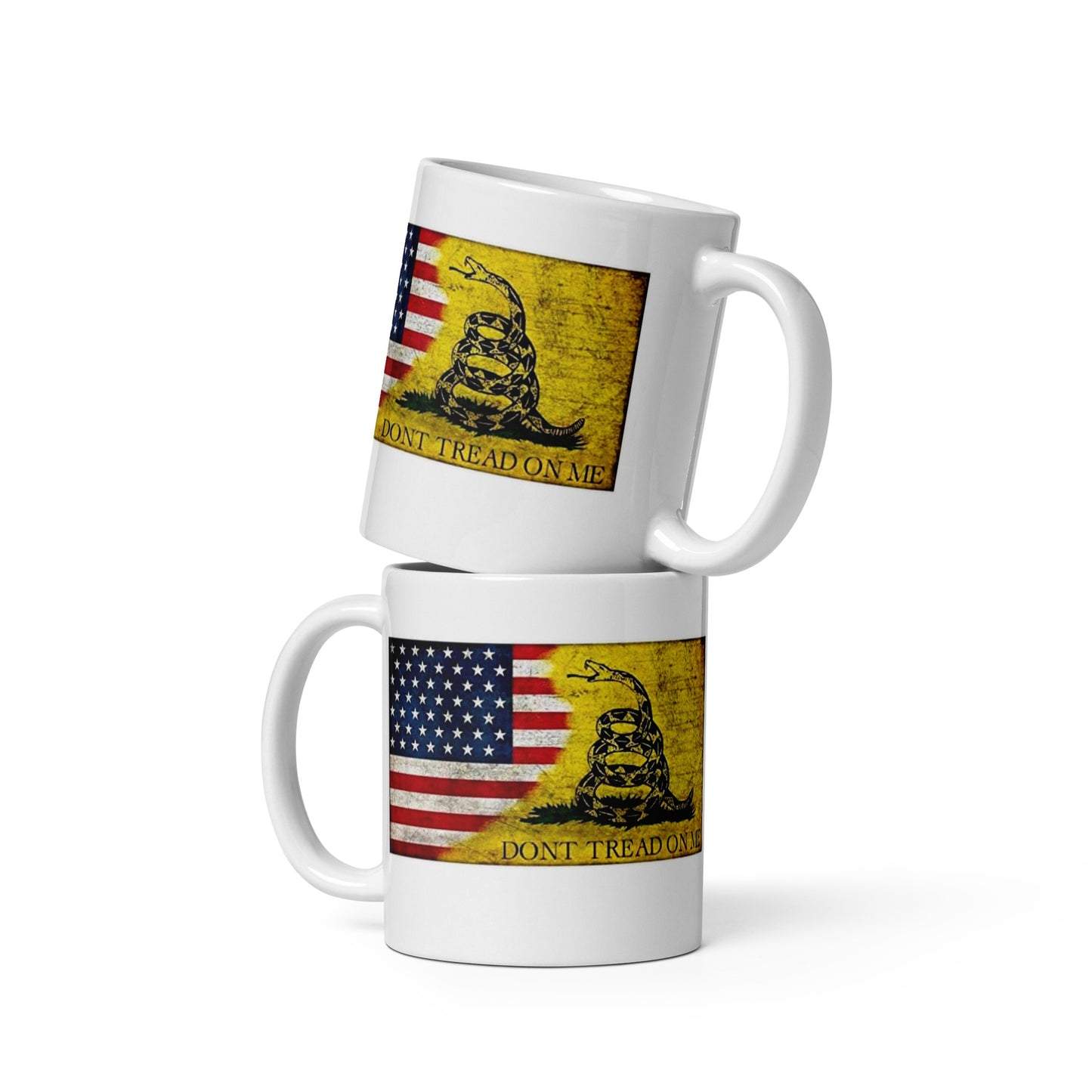 DTOM White glossy mug