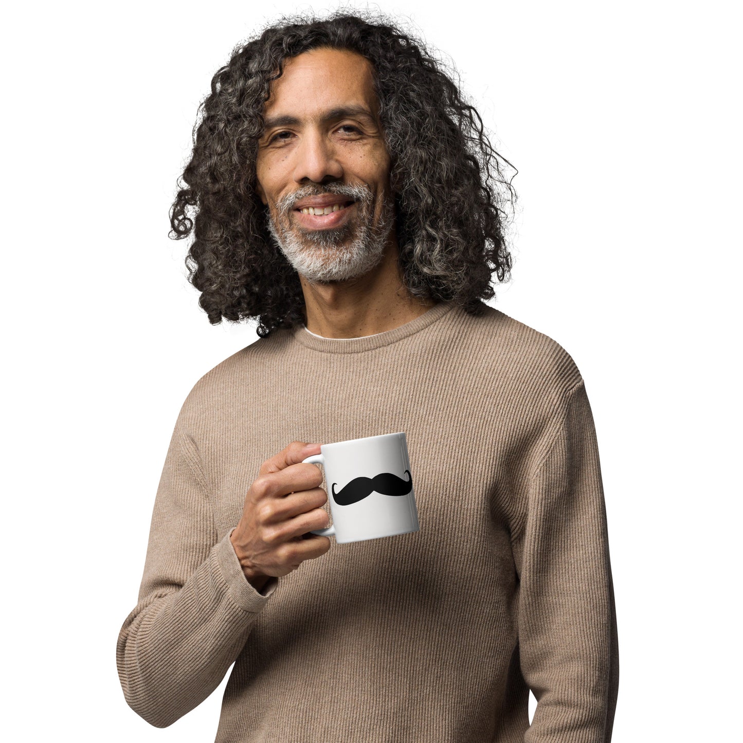 NSN White glossy mug