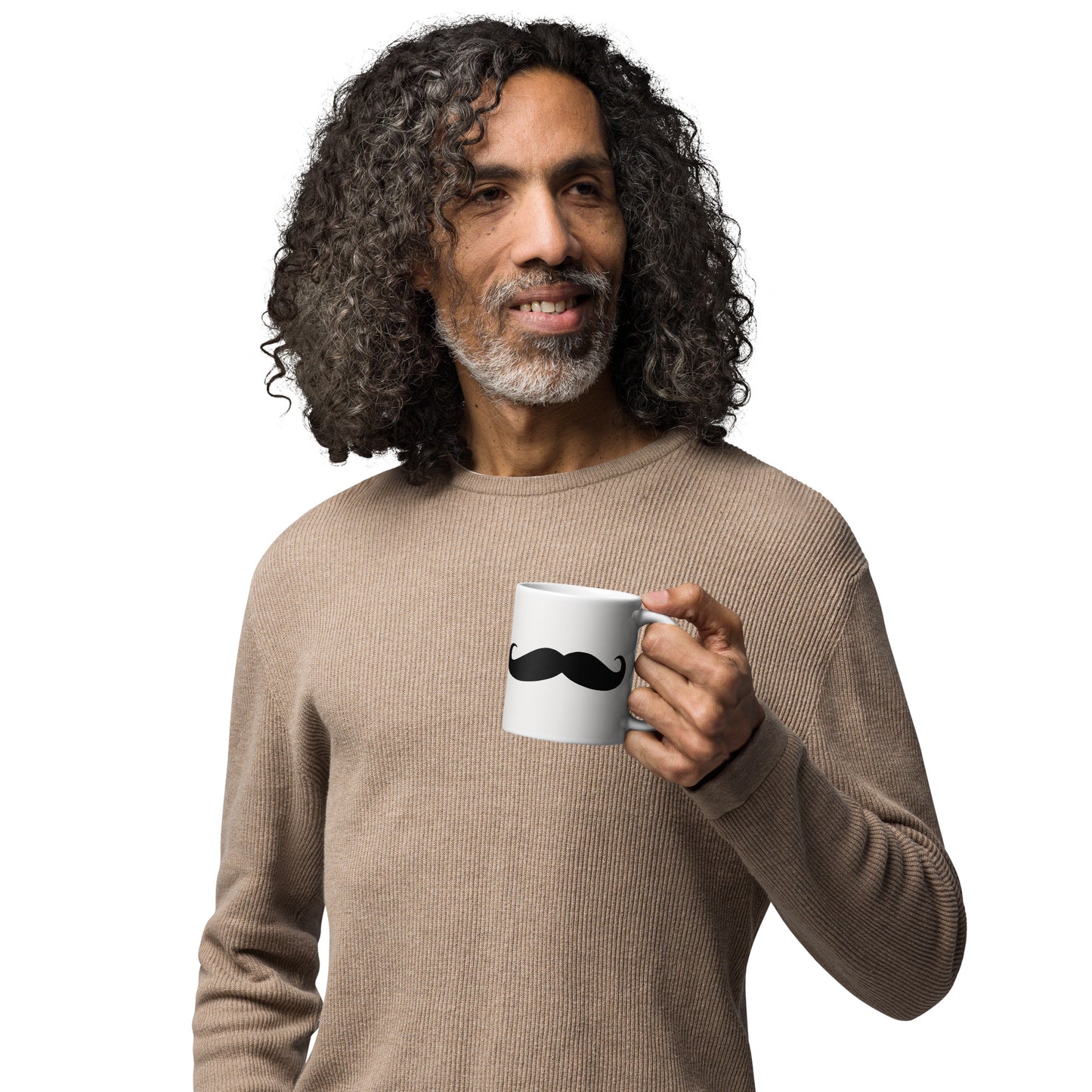 NSN White glossy mug