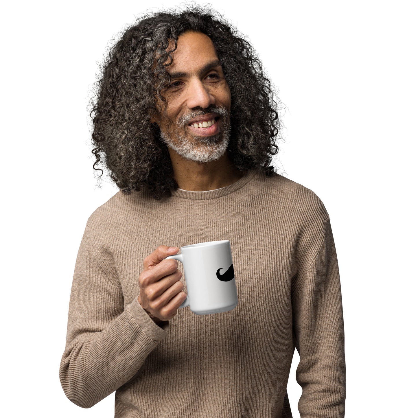 NSN White glossy mug
