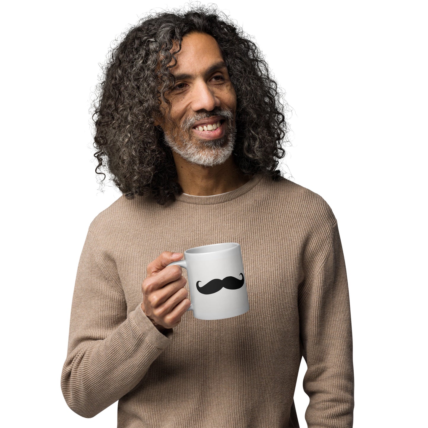 NSN White glossy mug